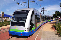 Malaga super tram closes