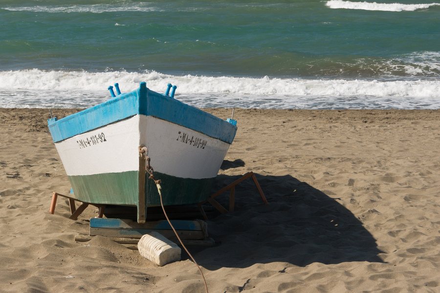 File:Fishing boat Rincon de la Victoria Andalusia Spain.jpg