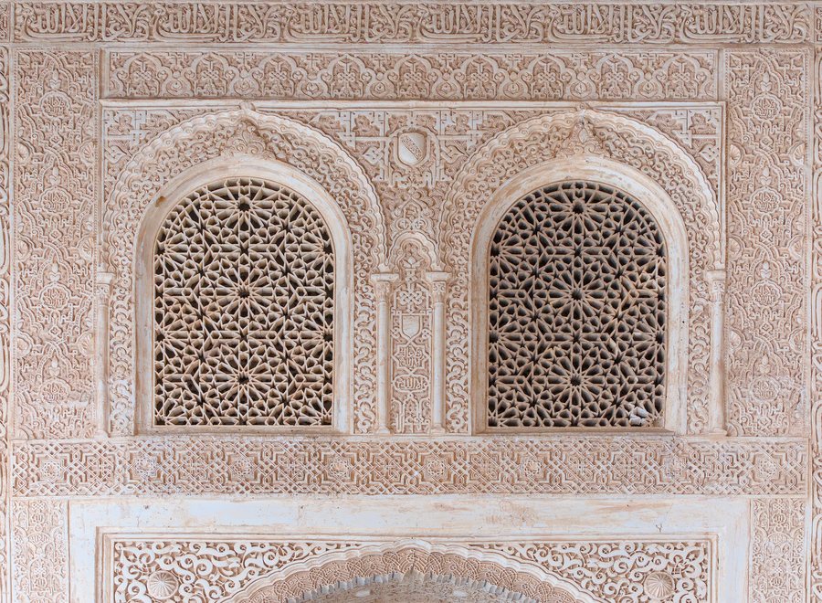 File:Granada - Alhambra - Palacios nazaríes - Façade of Comares - 3.jpg